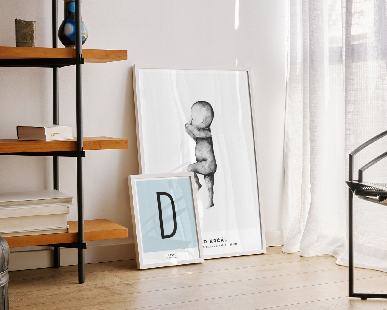 Novinka: Vytvořte jedinečný plakát k narození miminka na míru